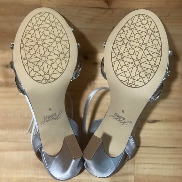 Badgley Mischka Sparkle Heeled Sandal - Picture 7 of 8